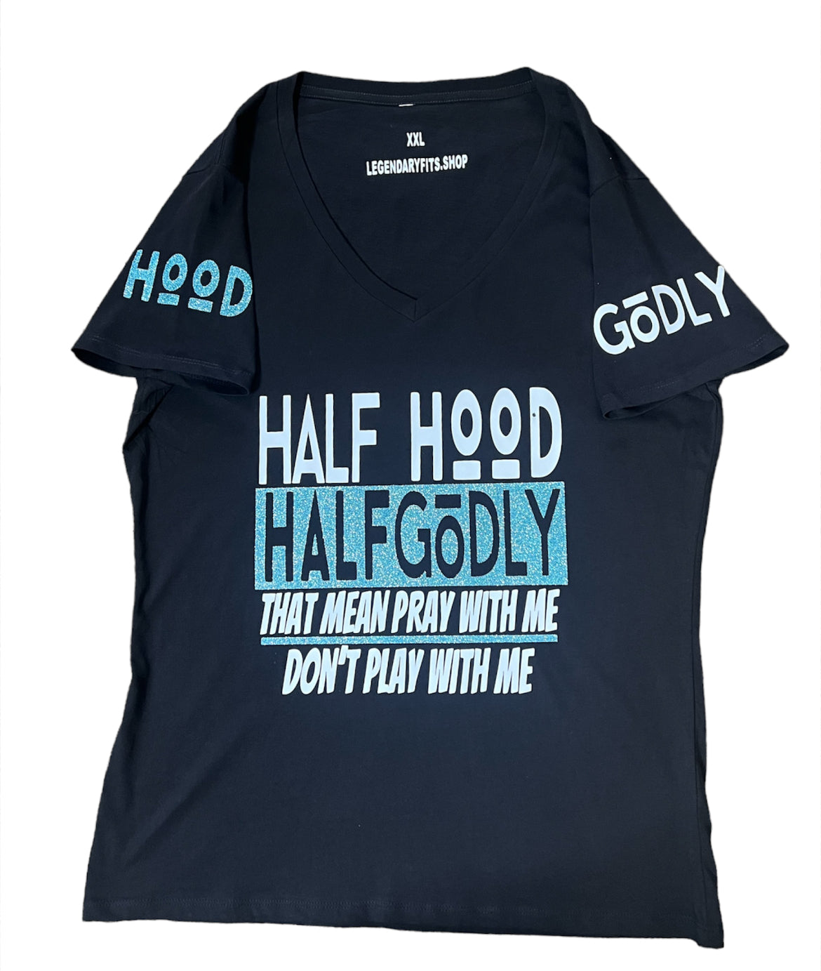 Half Hood Half Godly T Shirt