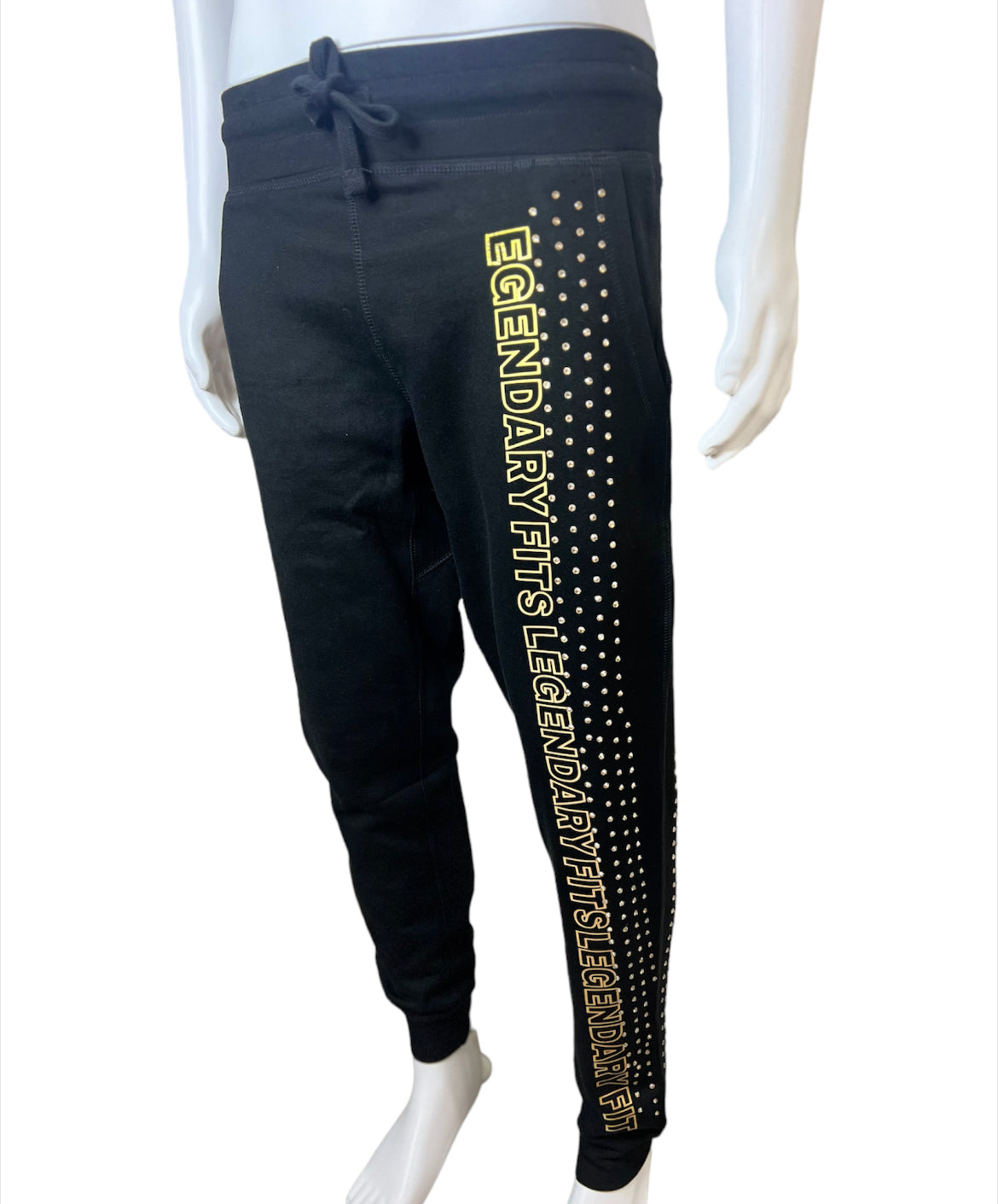 LegendaryFits Jogger Gold Rhinestones