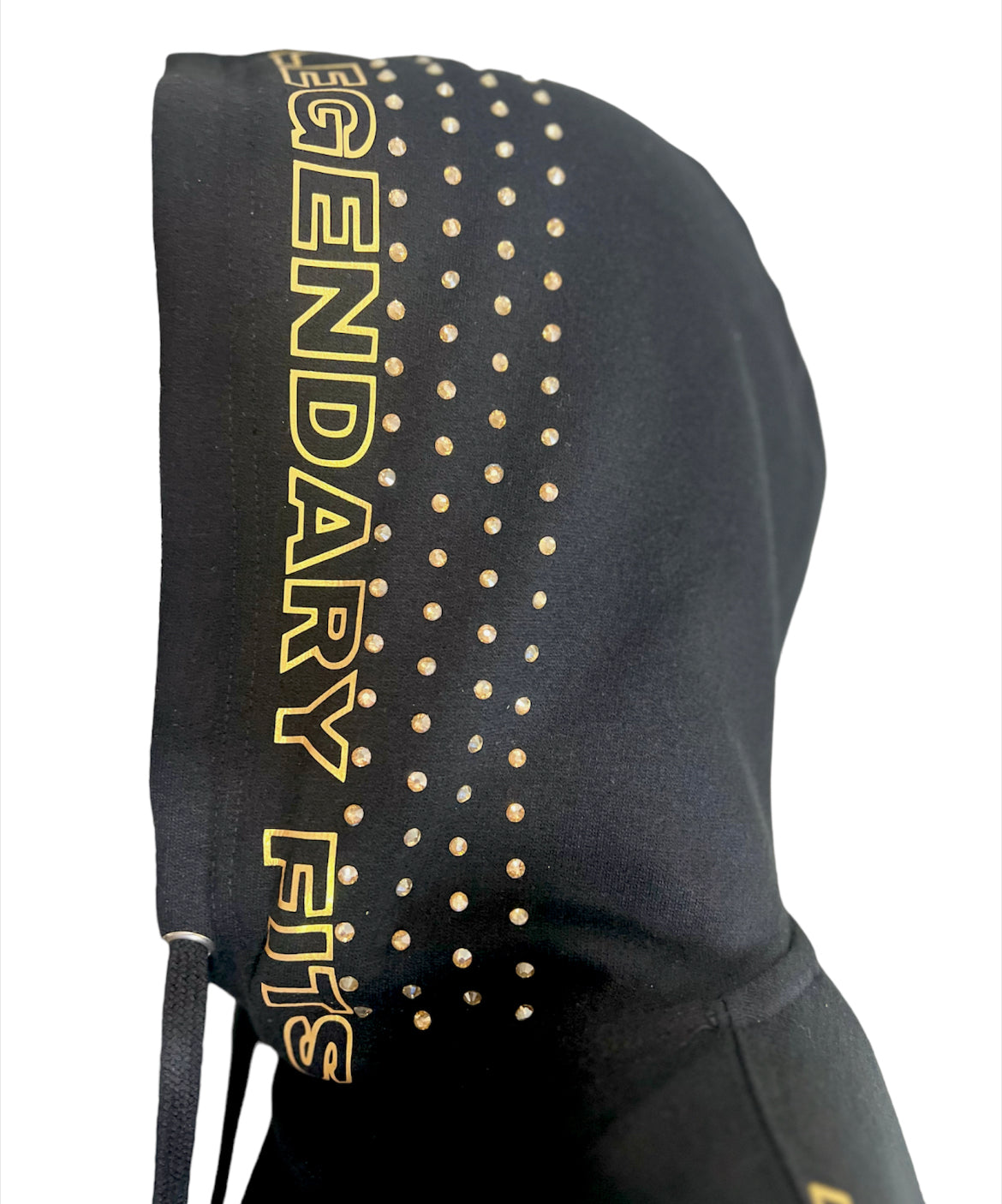 LegendaryFits Gold Rhinestone Hoodie