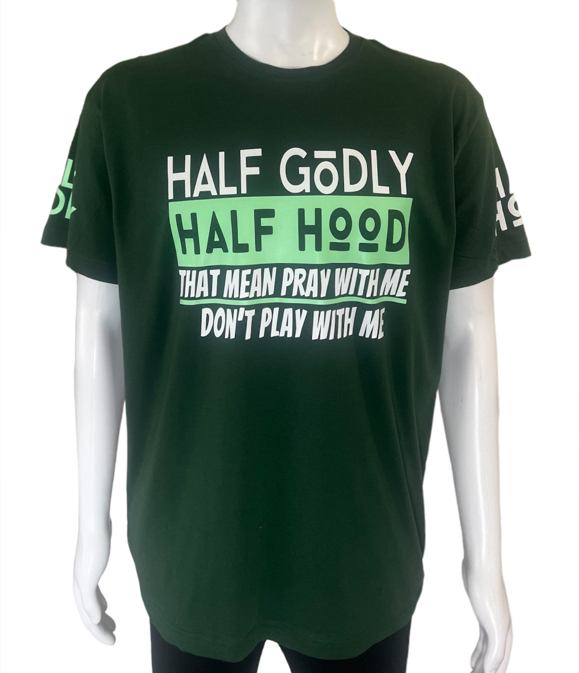 Half Hood Half Holy T Shirt Unisex