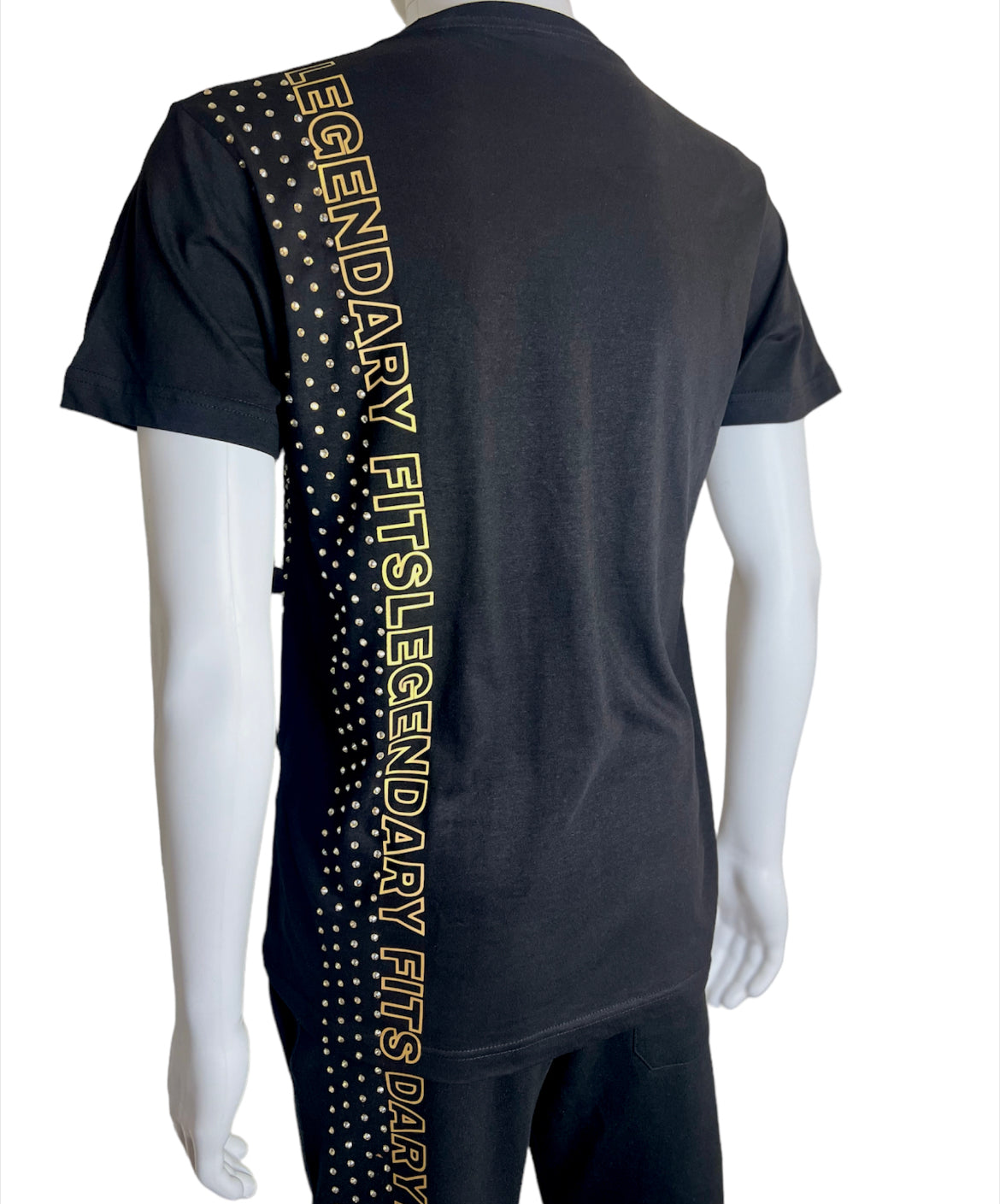 LegendaryFits Gold Rhinestones T Shirt