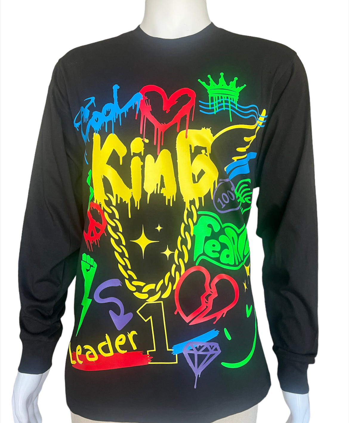King Graphic Long Sleeve Shirt