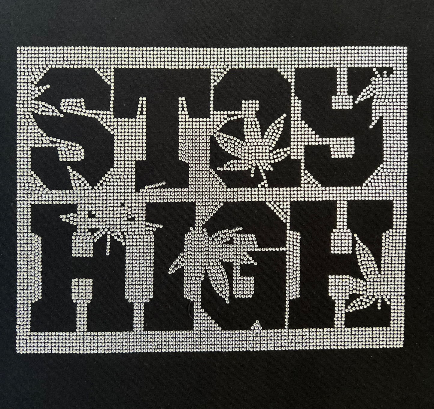 Stay High rhinestone Tee